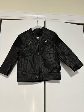 Urban Republic 3T biker Leather Jacket black